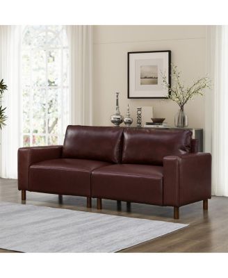 Luxury Faux Leather 2-Piece Sofa & Loveseat Set