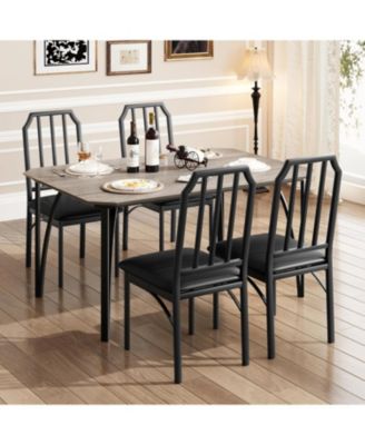 Dining Room Table Set for 4 Kitchen Table and Chairs Table and Chairs Dining Table with Chairs for Kitchen Dining Room Apartment Breakfast Nook