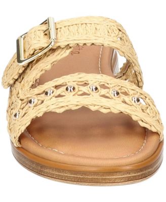 Women's Bar-Italy Slip-On Wedge Sandals