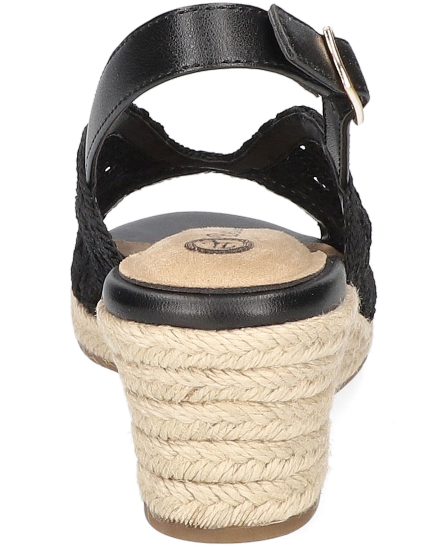 Женские сандалии Bella Vita Bethany Espadrille Wedge, цвет: Чёрный — фото 3