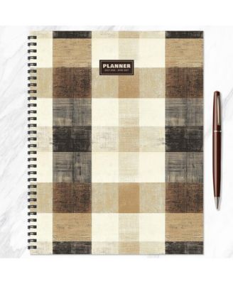 July 2026 - June 2027 Checkered Cowboy Large Weekly Monthly Planner