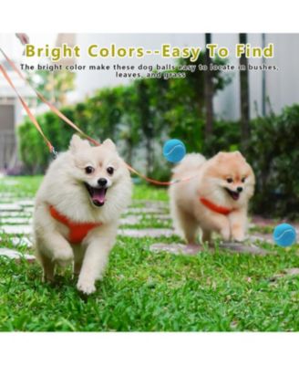 Pack of 40 Squeaky Mini Tennis Ball for Small Dogs Colorful Pet Playing Balls for Interactive Training and Ball Launchers