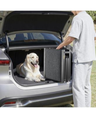 Folding 63" Dog Ramp for SUV & Truck, Non-Slip Portable Ramp for Medium & Large Dogs