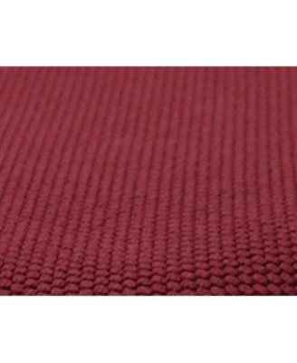 Nantucket Farms Ultra Soft Chenille Burgundy Red Memory Foam Non Slip Chair Cushion Pads - 4 Piece