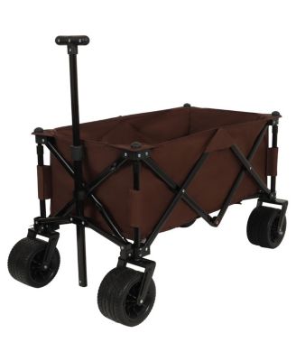 Heavy-Duty Collapsible Wagon for Shopping, Beach, Camping & More