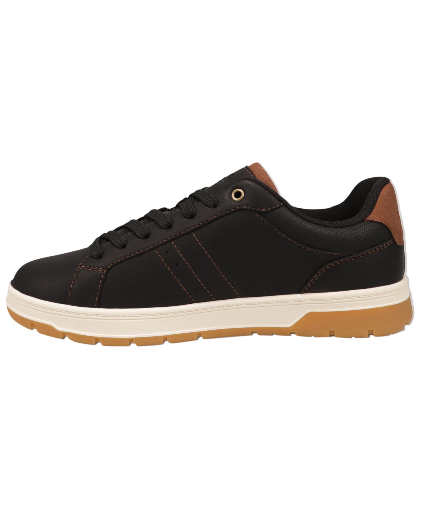 Мужские кроссовки Dockers Casen Casual Lace-Up, цвет: Чёрный / Рыжевато-коричневый — фото 6
