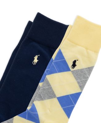 Men's Argyle Slack Socks, 2-Pack