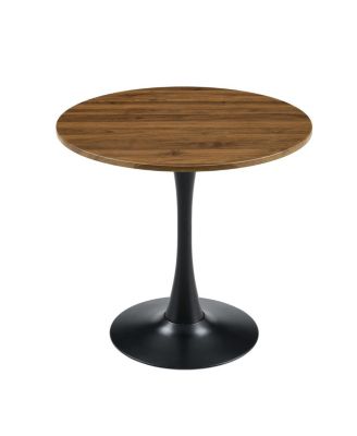 Round Dining Table, 31.5" Faux Tulip Bistro Table for Kitchen & Small Spaces