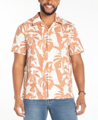 Men's Short-Sleeve Camp Collar Shirt