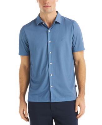 Men's Short-Sleeve Camp-Collar Shirt