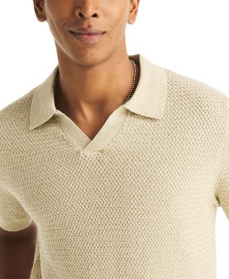 Men's Short-Sleeves Sweater Polo Shirt