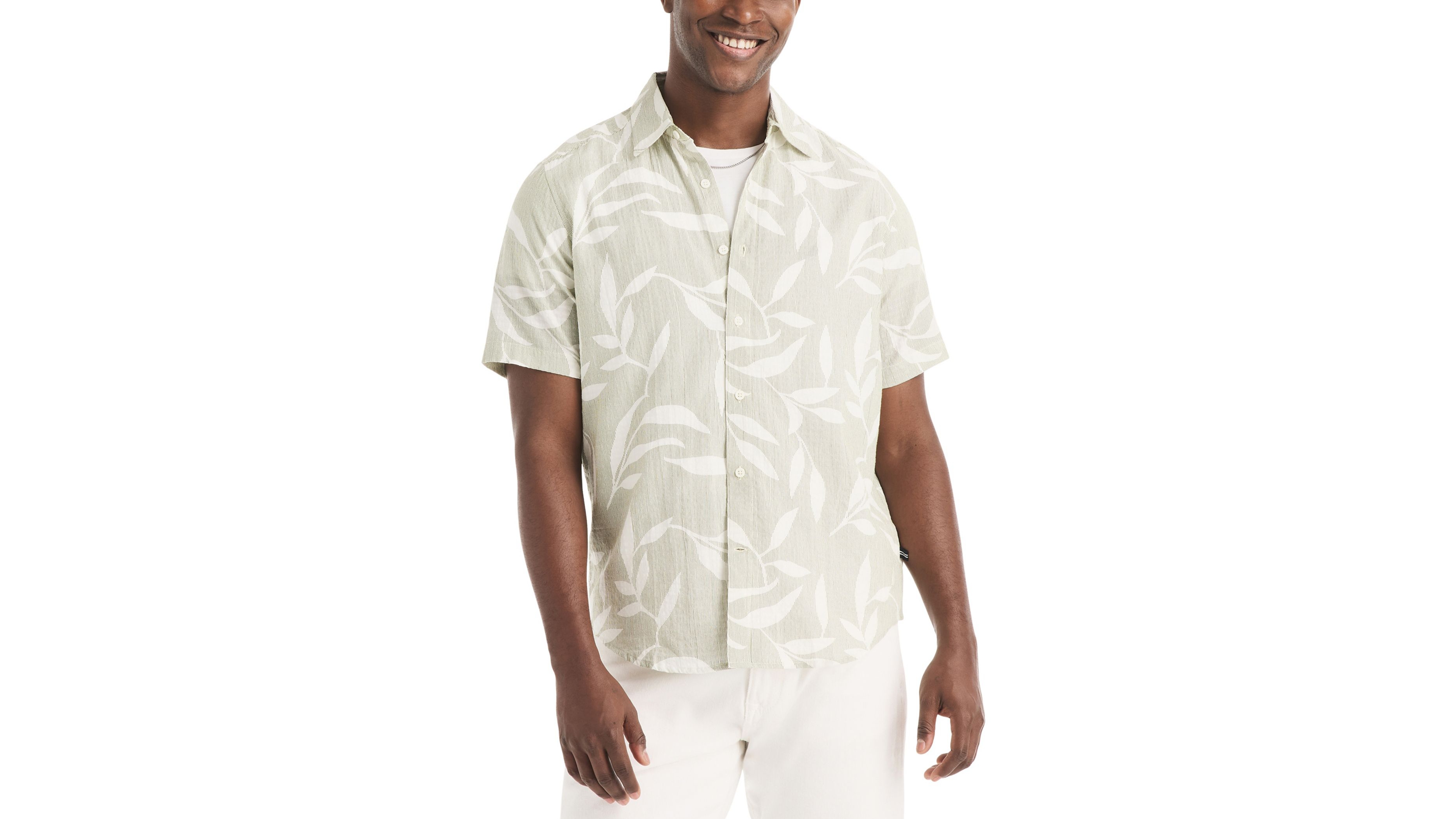 Nautica Men's Short-Sleeve Woven Shirt