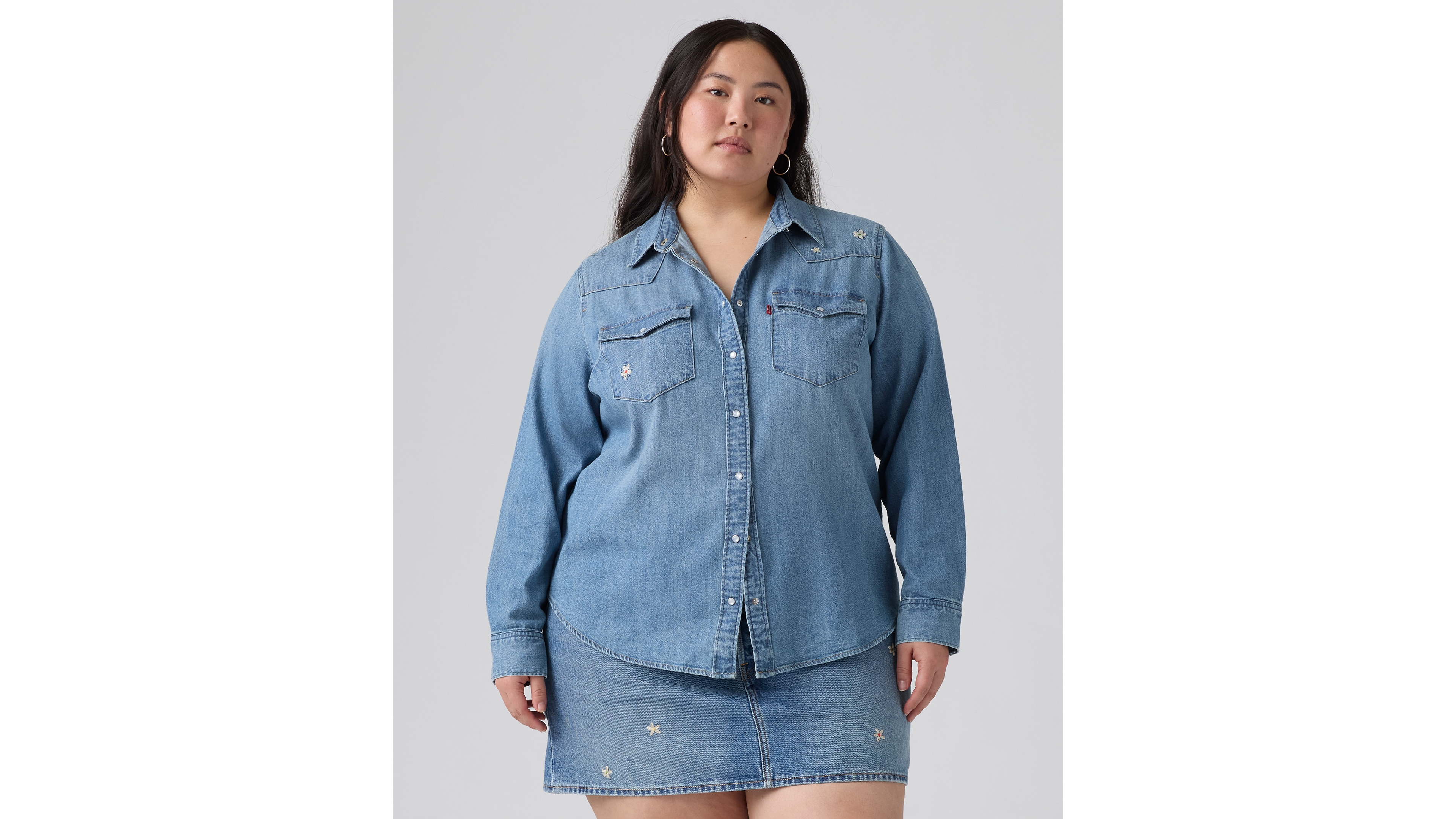 Levi's Trendy Plus Essential Western Cotton Shirt