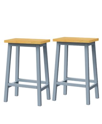 Kitchen Island w/ 2 Stools, Power Outlet, Storage, Drop Leaf, 5 Wheels