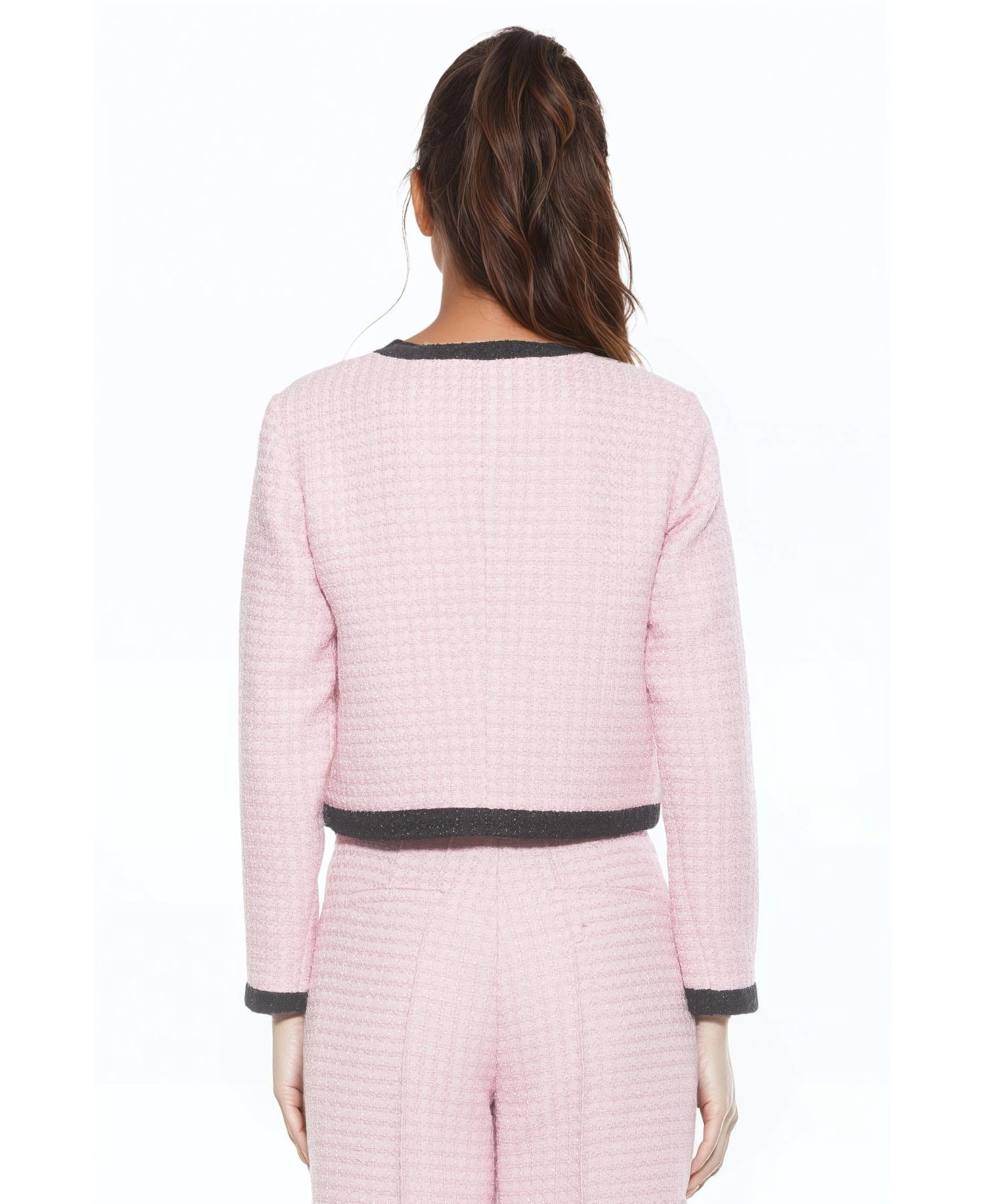 Women's Crewneck Sweater Jacket