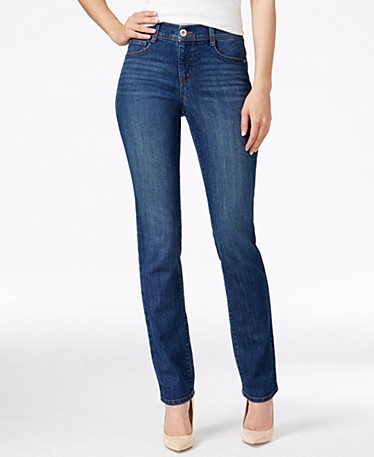 Tummy-Control Slim-Leg Jeans, Created for Macy's