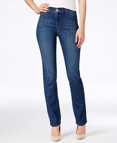 Tommy Hilfiger Women\'s Tribeca Skinny-Leg - Jeans Ankle Macy\'s Metallic