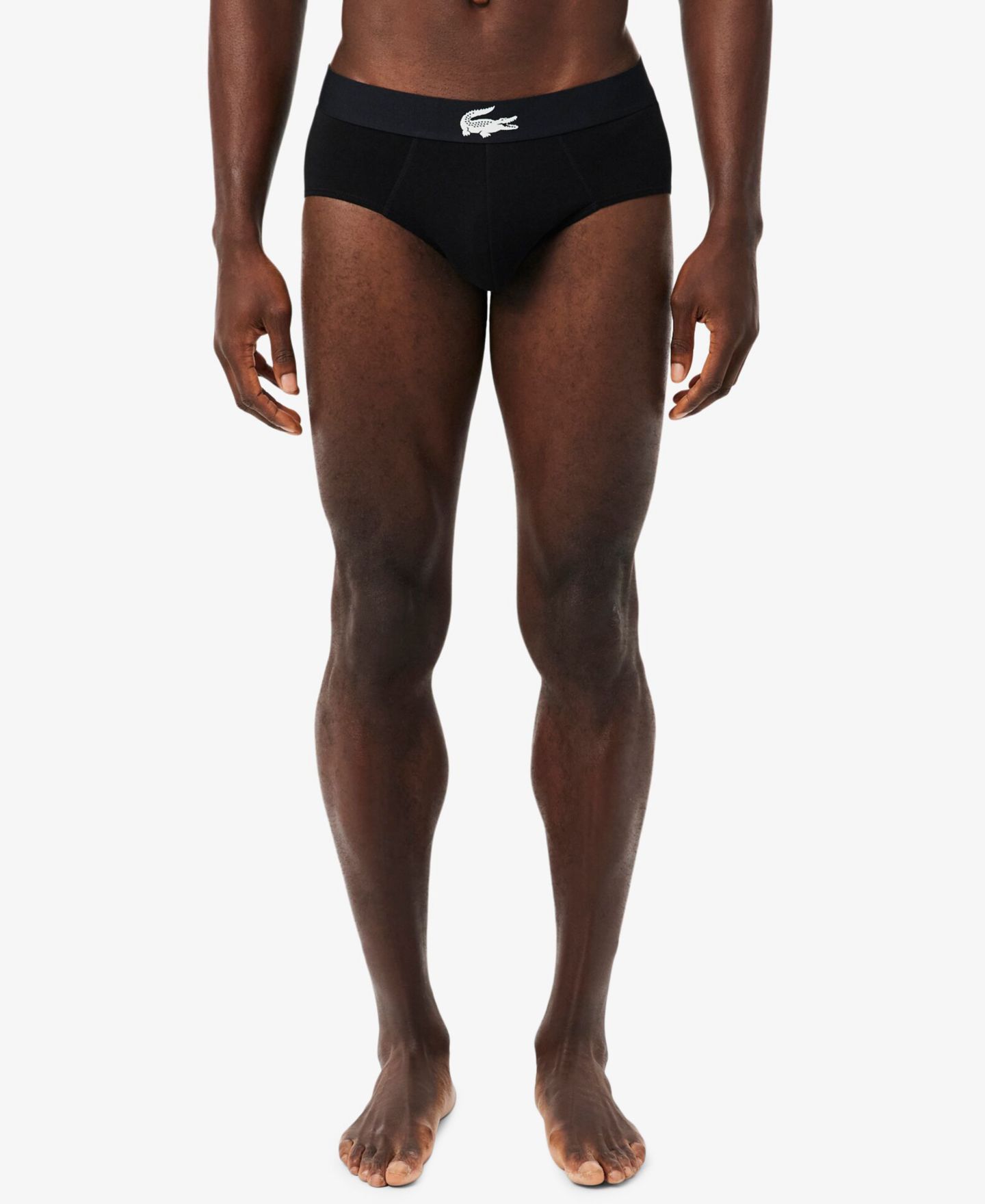 Трусы-брифы Regular-Fit для мужчин, 3 шт. — Lacoste, цвет: Чёрный — фото 4