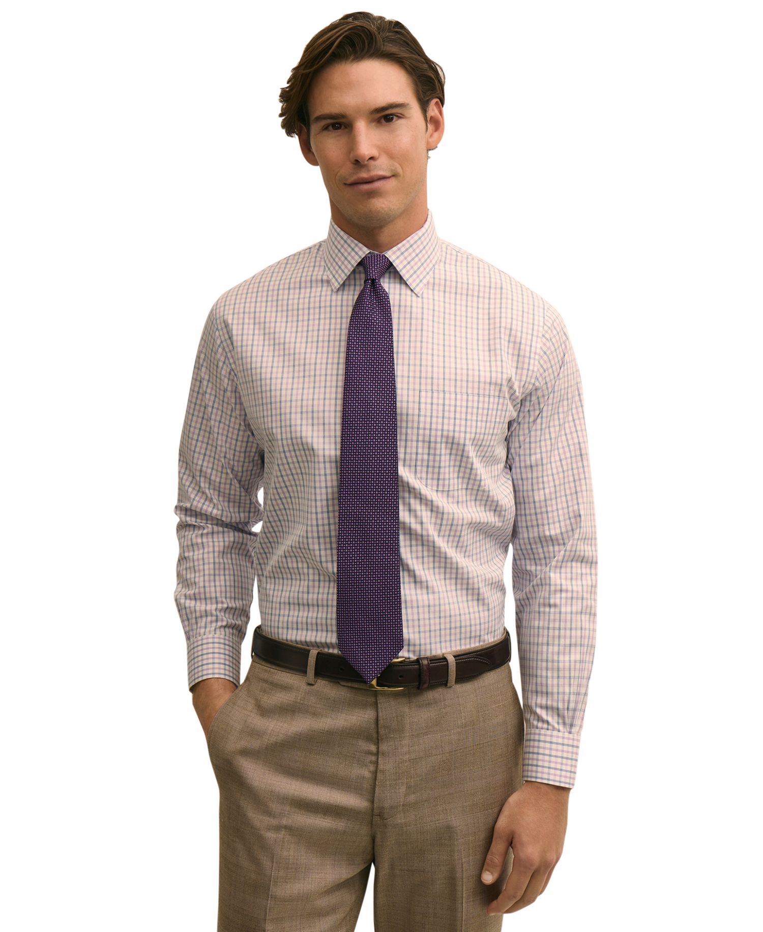 Мужская рубашка обычного покроя от Brooks Brothers