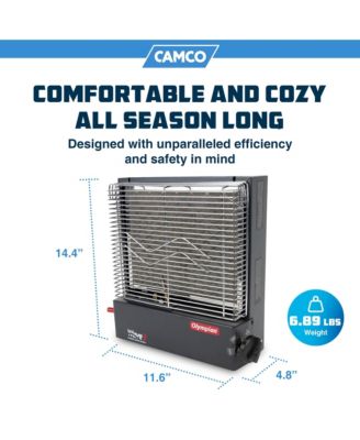 Olympian Wave-3 Portable Catalytic Safety Heater for RV Use, 3,000 BTU