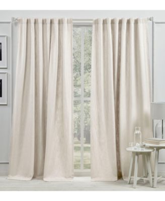 Vienna Light Filtering, Back Tab and Rod Pocket Single Curtain Panel
