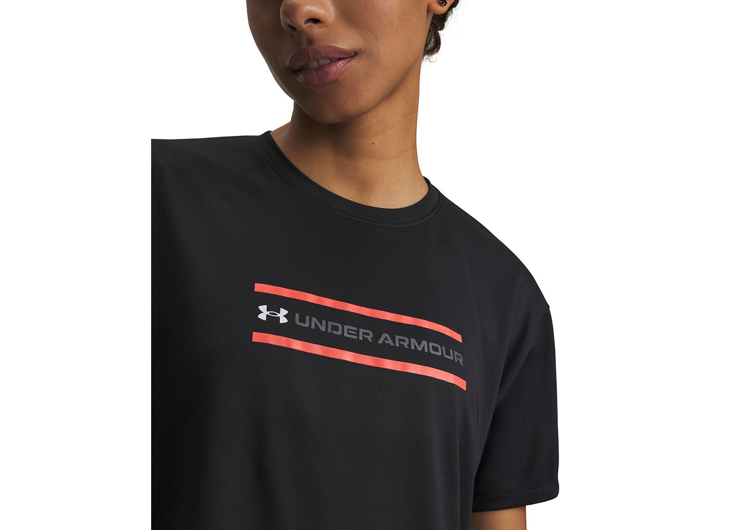 Women's Branded Crewneck Crop Top