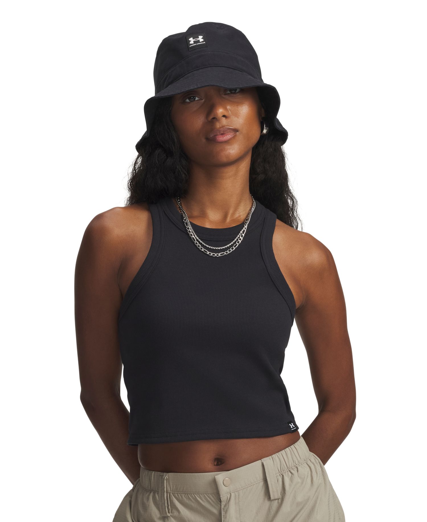 Women's Ribbed Sleeveless Tank Top