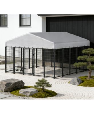 Large Outdoor Dog Kennel, Spacious Pet Shelter