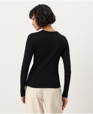 Women's Organic Cotton Perfect Rib Layering Long Sleeve