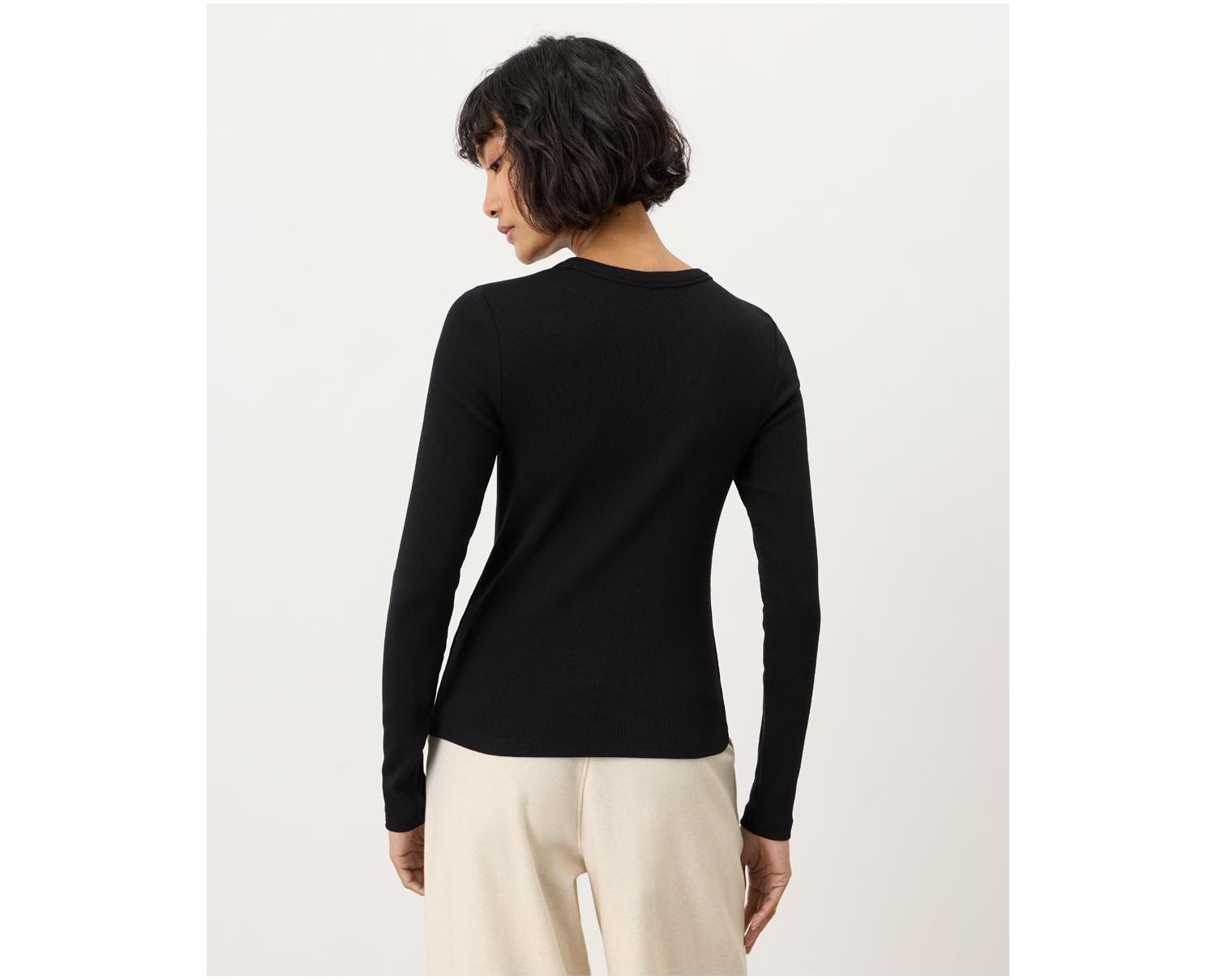 Women's Organic Cotton Perfect Rib Layering Long Sleeve