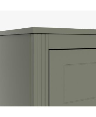 Streamdale 6-Drawer Dresser with Metal Handles & Solid Wood Legs