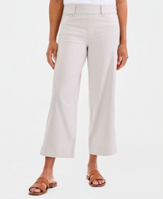 Women's High Rise Pull-On Cropped Jeans