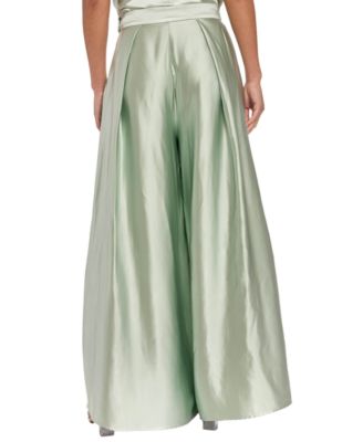 Women's Wide-Leg Solid Pants