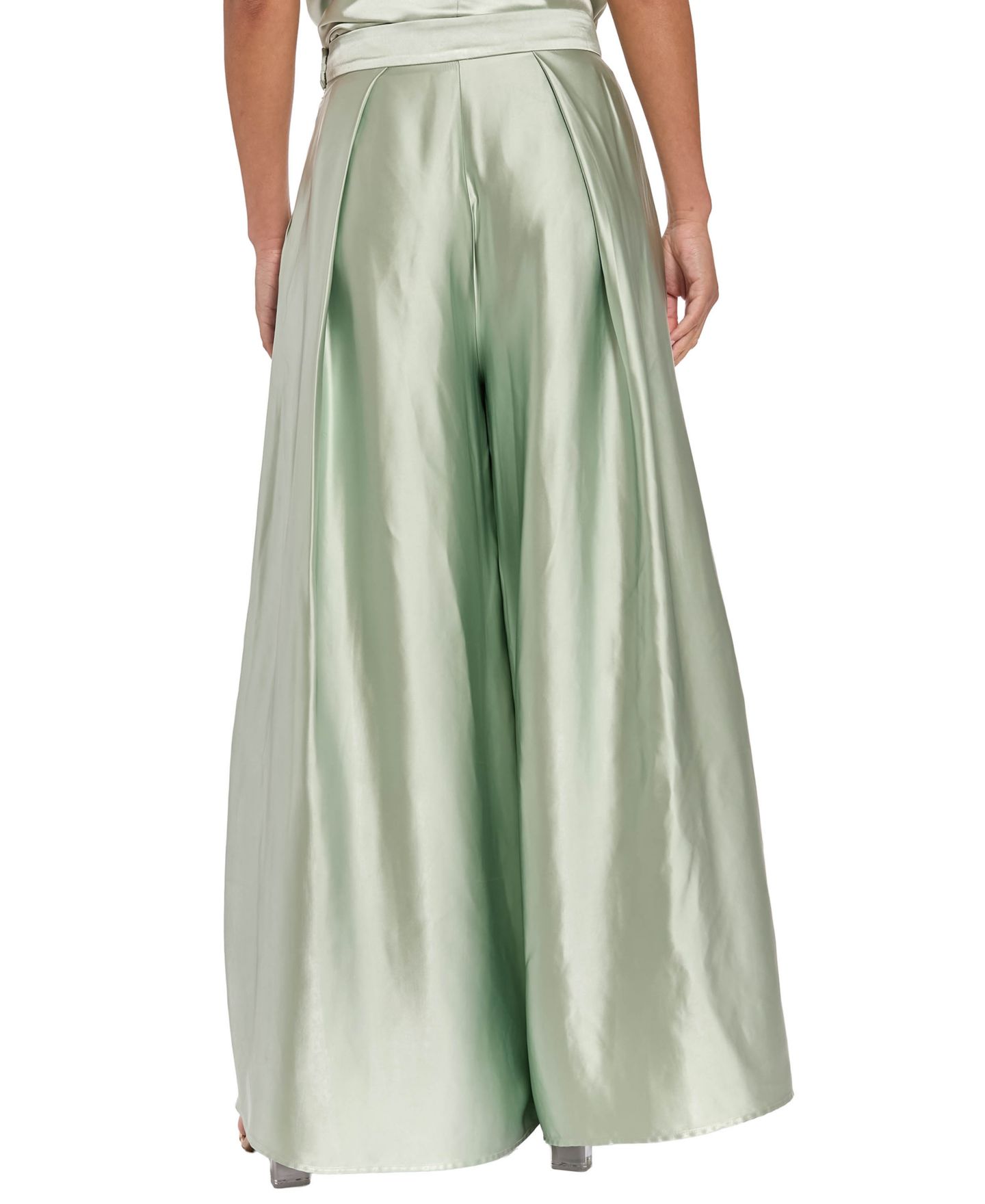 Женские брюки Muse Wide-Leg Solid, цвет: Шалфейный серый — фото 3