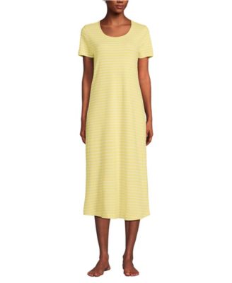 Women's Cotton Short Sleeve Midcalf Nightgown