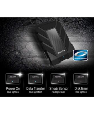 HD710 Pro 2TB USB 3.1 IP68 Waterproof/Shockproof/Dustproof Ruggedized External Hard Drive, (AHD710P-2TU31-CBK)