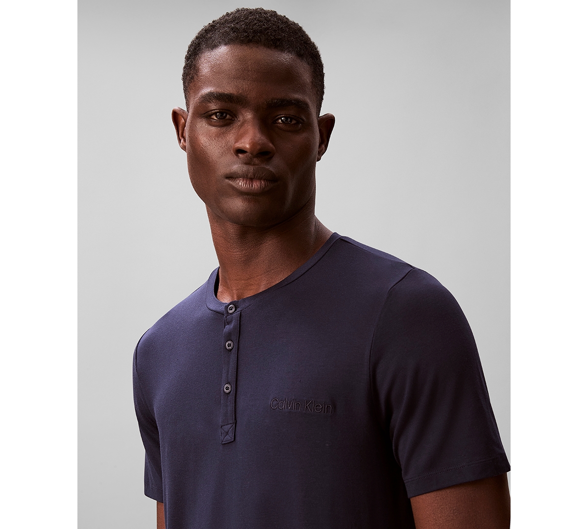 Calvin Klein Men's UltraSoft Stretch Sleep Henley
