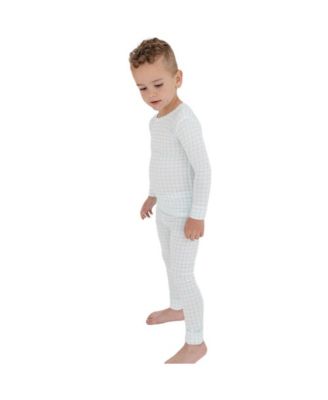 Baby Boys Coastal Check Pajama Set