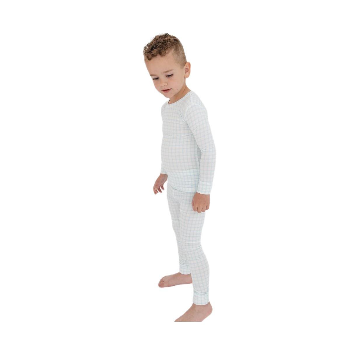 Motette Baby Boys Coastal Check Pajama Set