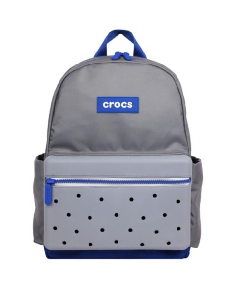 Рюкзак Crocs Molded Front Storage Pocket Lightweight, цвет: Серый / Разноцветный