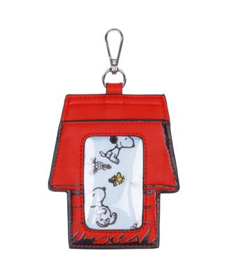 Danielle Nicole Peanuts Snoopy Minimal Black Tote Bag with Doghouse Cardholder