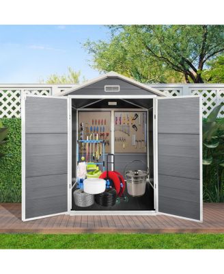 Streamdale  Furniture Plastic Outdoor Storage Shed with Lockable Door