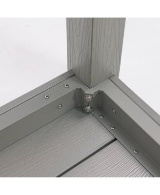 Wooden-textured dining table, high quality feel