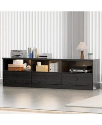 70" TV Stand with Storage Drawer, Entertainment Center for TVs up to 80", Modern TV Stands for Living Room