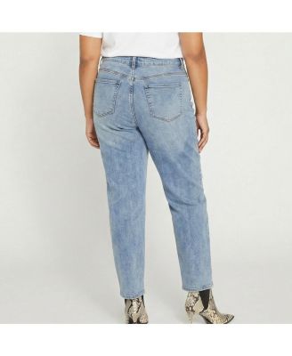 Plus Size Katie High Rise Crossover Jeans