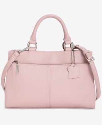 Nappa Leather Front Zip Crossbody