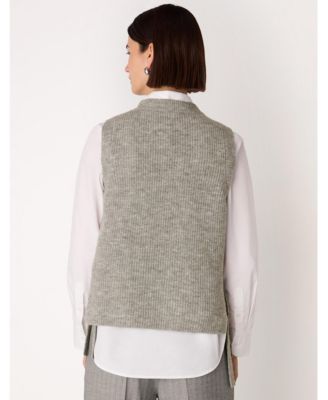 Women's Wool Mix Side Tie Detail Tank