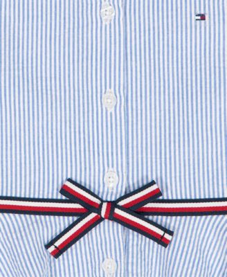 Girls' 2T-6X Ithaca Stripe Halter Polo Dress