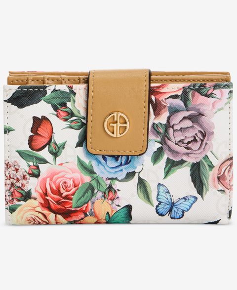 Giani Bernini Floral Print Framed Wallet