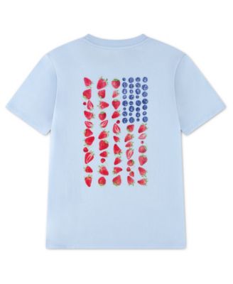 Girls' Berry Flag Oversized T-Shirt